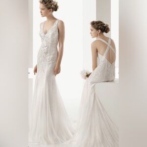 Rosa Clara “Ulema” Ivory Wedding Dress